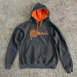 Peruvian grey hoodie, used condition